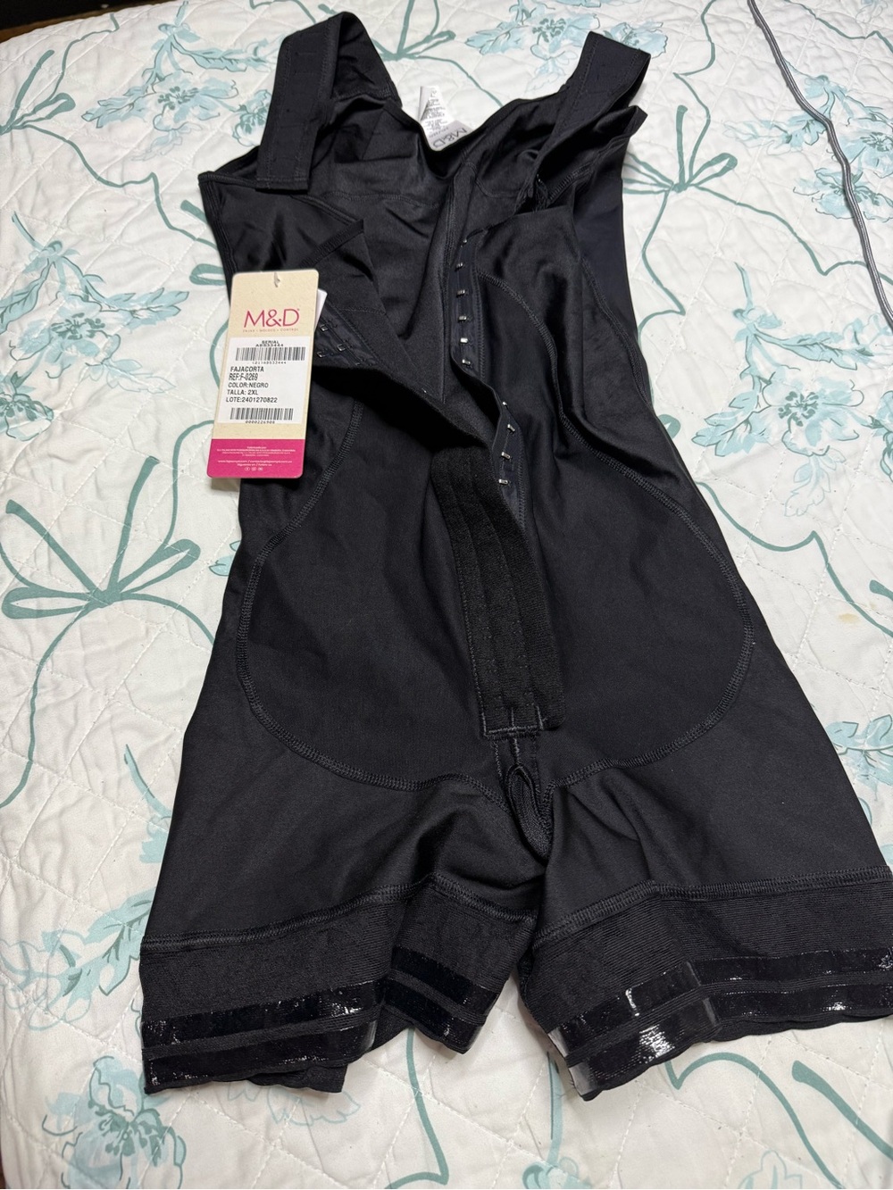 M&D Black Women's Shaping Bodysuit